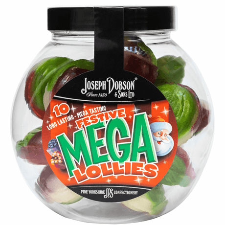 Dobsons Festive Mega Lollies Gift Jar (225g)