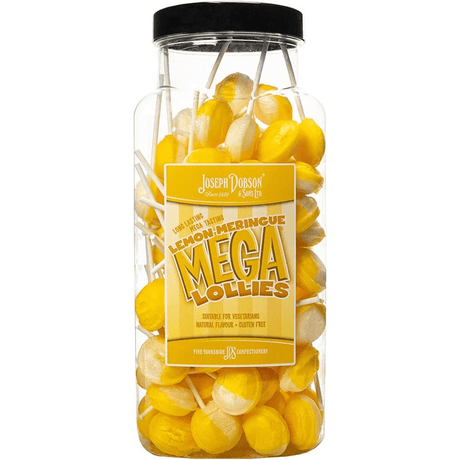 Dobsons Lemon Meringue Mega Lollies Jar (1.9kg)