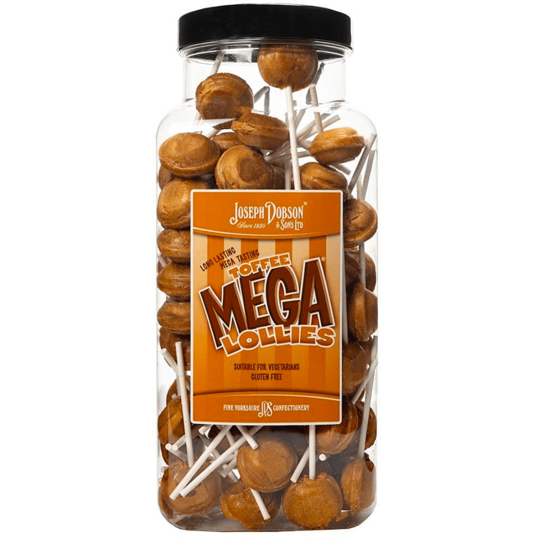 Dobsons Toffee Mega Lollies Jar (1.9kg)