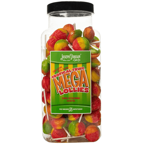 Dobsons Tropical Fruit Mega Lollies Jar (1.9kg)