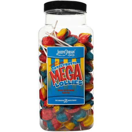 Dobsons Tutti Frutti Mega Lollies Jar (1.9kg)