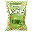 Doughbrik's Wavers Spicy Pickle Crispy Snacks Bag 126g