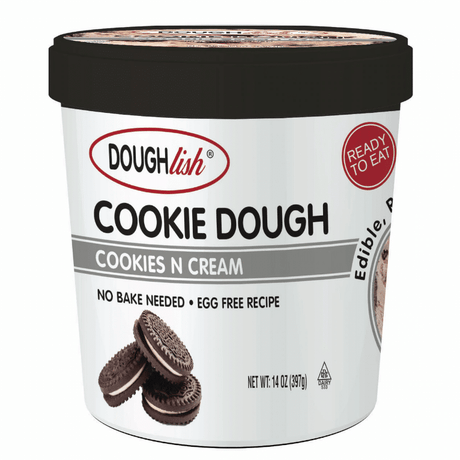 Doughlish Cookies &amp; Cream Cookie Dough (397g)