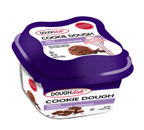 Doughlish Triple Chocolate Brownie Cookie Dough Tub (128g)