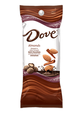 Dove Cinnamon Dusted Dark Chocolate Almond Slim Pack (45g)