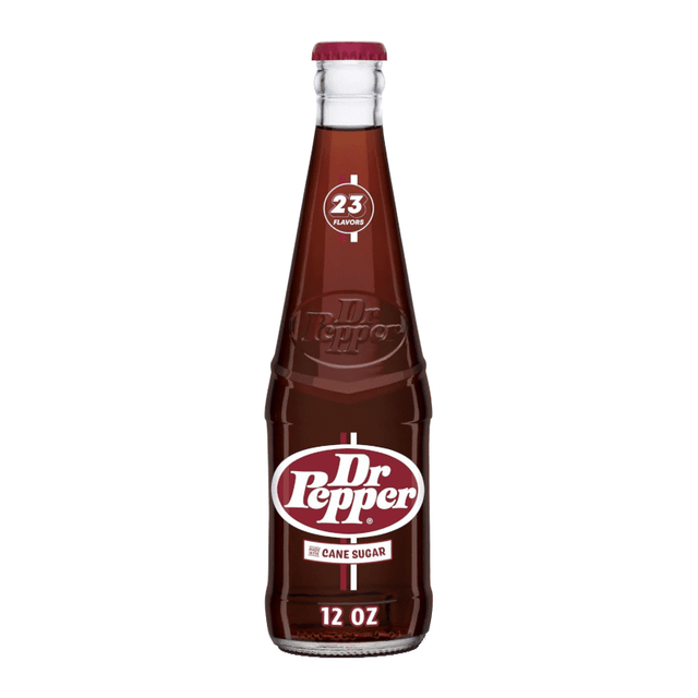 Dr Pepper Cane Sugar Glass Bottle 355ml USA
