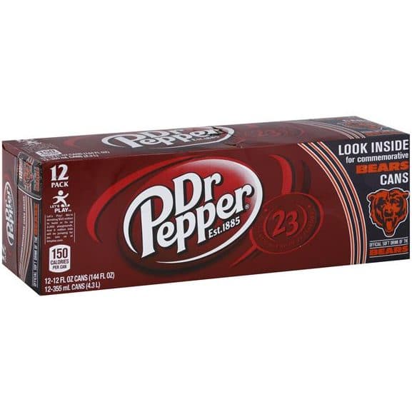 Dr Pepper Fridge Pack (Case of 12)