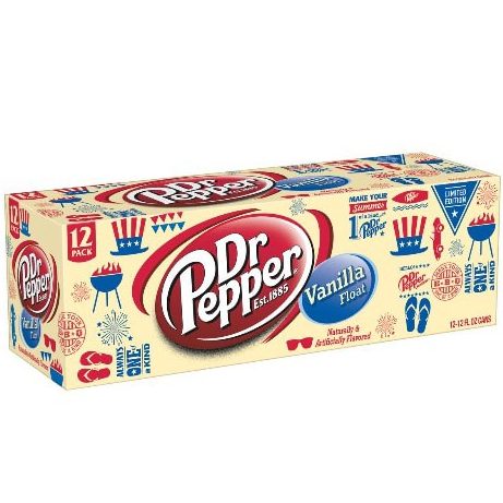 Dr Pepper Vanilla Float Fridge Pack (Case of 12) (BB 11/12/23)