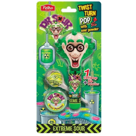 Dr Sour Twist & Turn Pop Blister (17g)