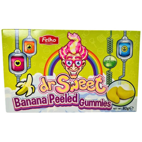 Dr Sweet Peeled Banana Gummies Theatre Box (90g)