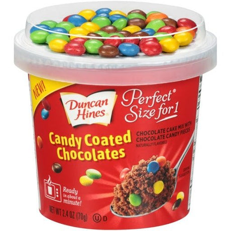 Duncan Hines Candy Coated Chocolates Cake Cup (70g)