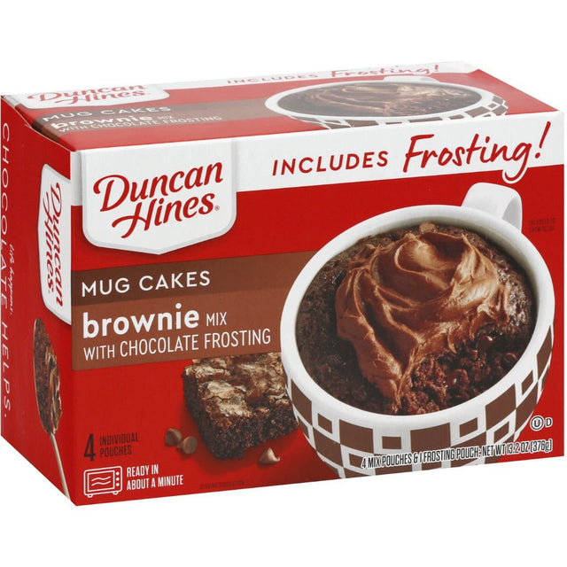 Duncan Hines Mug Cakes Brownie Mix (376g)