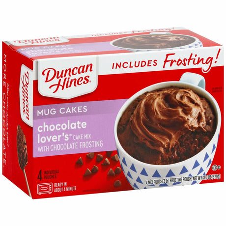 Duncan Hines Mug Cakes Chocolate Lover's (376g)