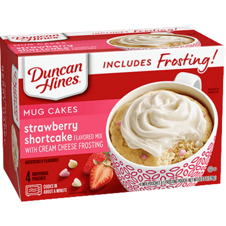 Duncan Hines Mug Cakes Strawberry Shortcake (376g)