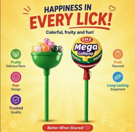 Eliz Mega Lollipop 150g