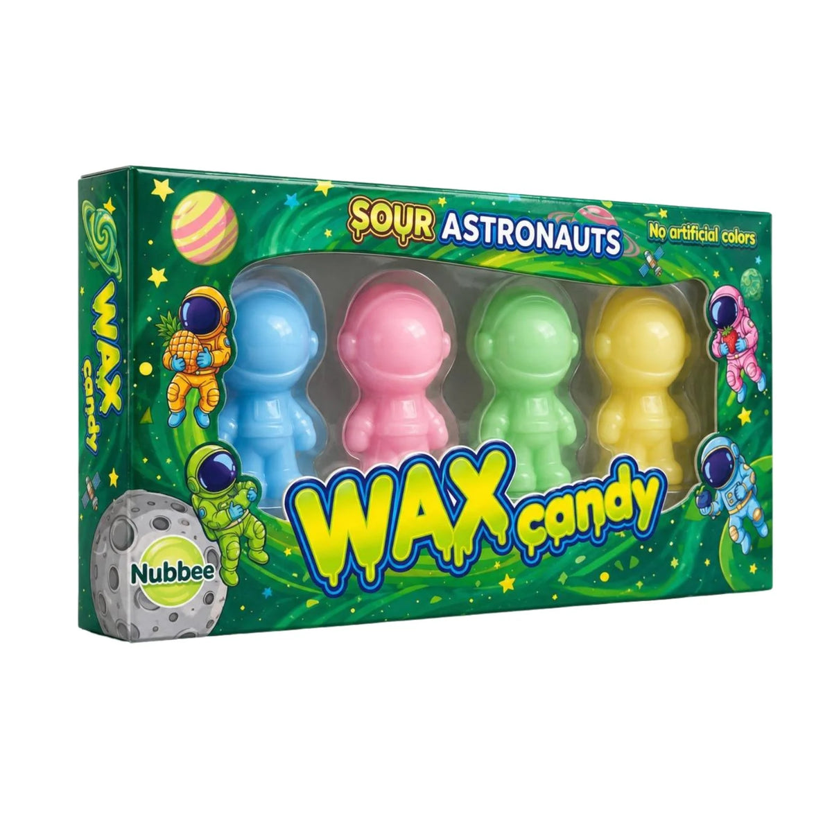Nubbee Wax Candy Astronauts Sour 40g