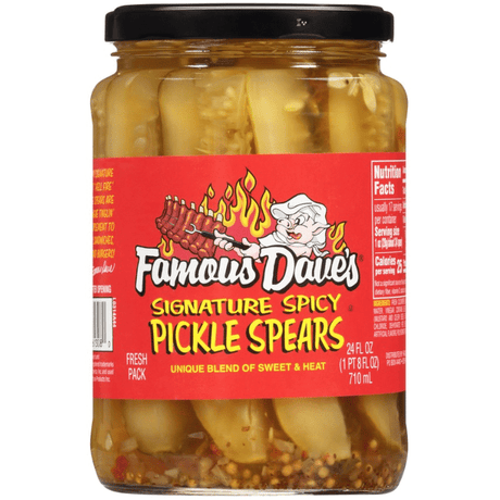 Famous Dave's Signature Spicy Pickle Spears (710ml)
