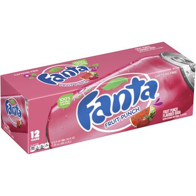 Fanta Fruit Punch Fridge Pack (Case of 12)
