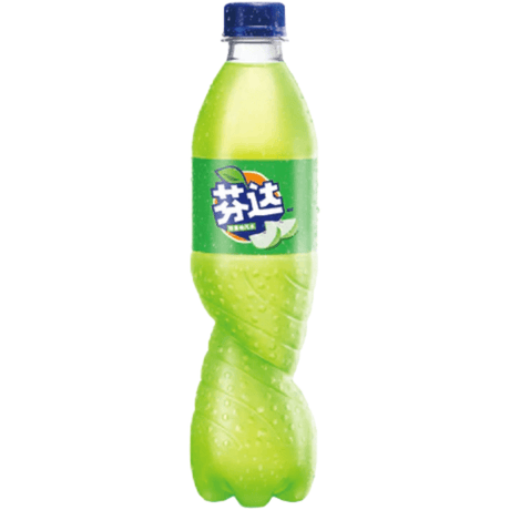 Fanta Green Apple Bottle (500ml) (Japan)