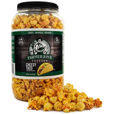 Farmer Jon's Popcorn Cheesy Taco Jar (312g)