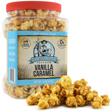 Farmer Jon's Popcorn Vanilla Caramel Jar (453g)