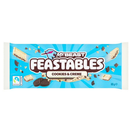 Feastables Mr Beast Cookies & Creme Bar 60g