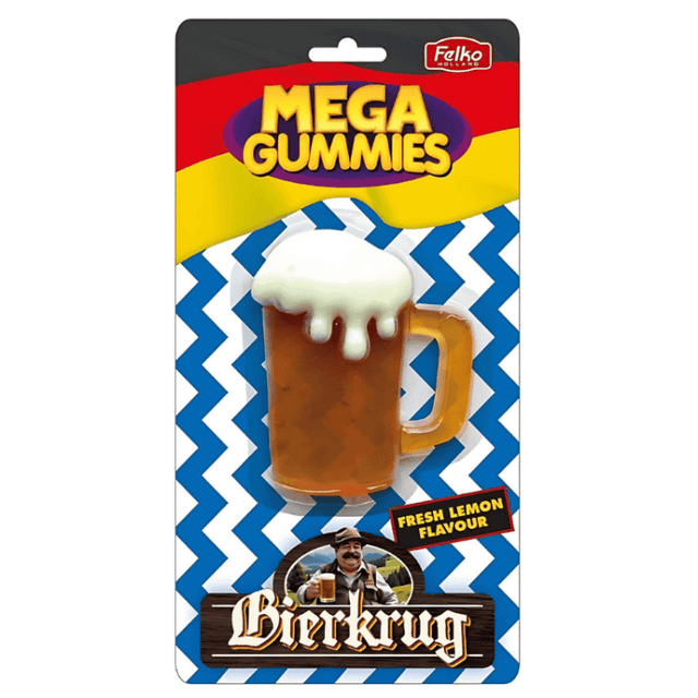 Felko Mega Gummies German Beer Bierkrug 120g