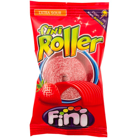 Fini Fizzy Strawberry Roller (20g)