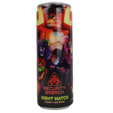 Five Nights at Freddies Security Breach Soda Can (Cherry Lime) (355ml)