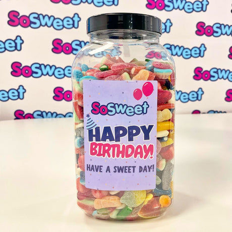 Fizzy and Jelly Sweet Mix Gift Jar (3kg)