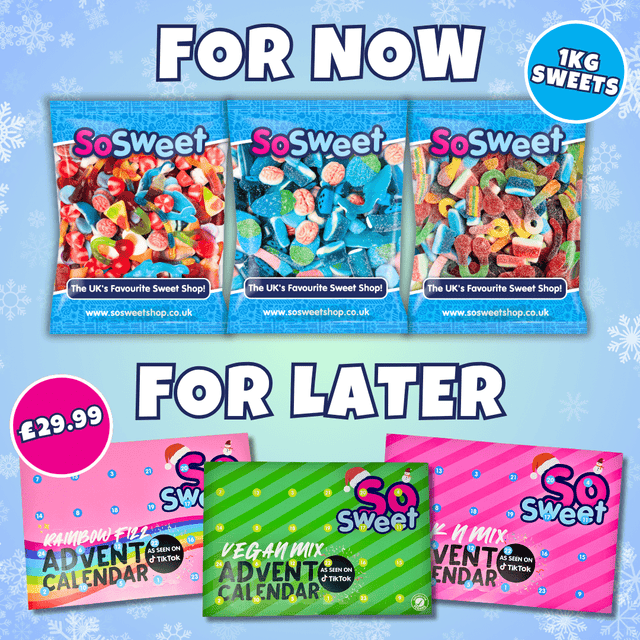 For Now & For Later Bundle (1kg Sweets + Advent Calendar)