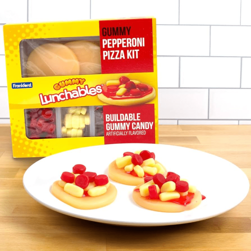 Frankford Gummy Luncheables Pepperoni Pizza Kit (179g)