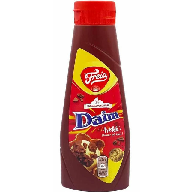 Freia Daim Chocolate Topping Sauce (280g) (BB Expired 14-12-21)