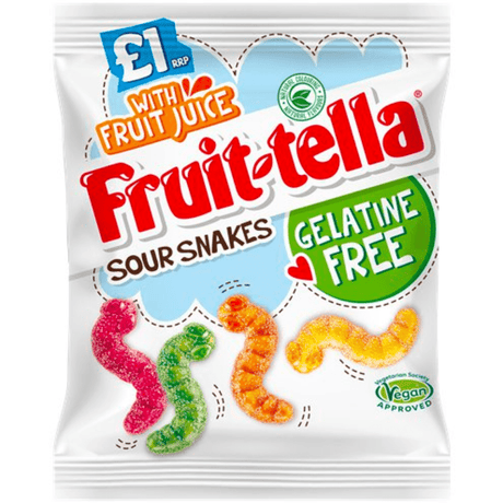 Fruit-tella Sour Snakes (100g)