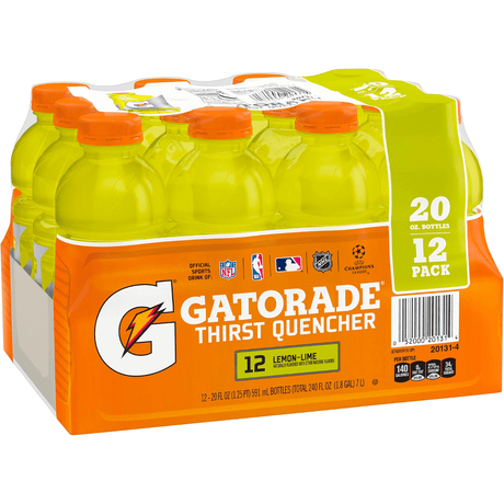 Gatorade Lemon & Lime (Case of 24) (BB Expiring 13/04/23)