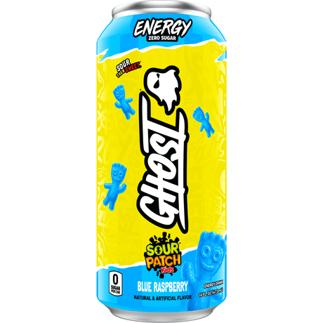 Ghost Sour Patch Kids Blue Raspberry Energy Drink (473ml)