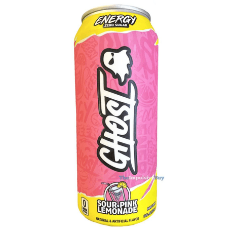 Ghost Sour Pink Lemonade (473ml)