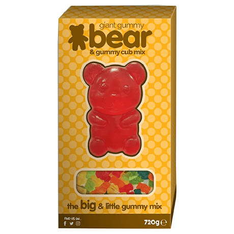 Giant Gummy Bear and Gummy Cub Mix (720g)