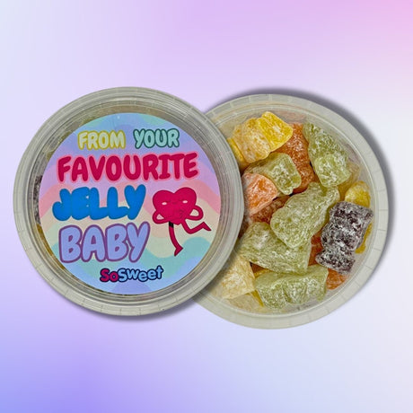 Gift From Your Favourite Jelly Baby' Sweets Mini Tub (170g)