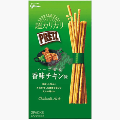 Glico Pretz Super Crunchy Chicken & Herb (60g)