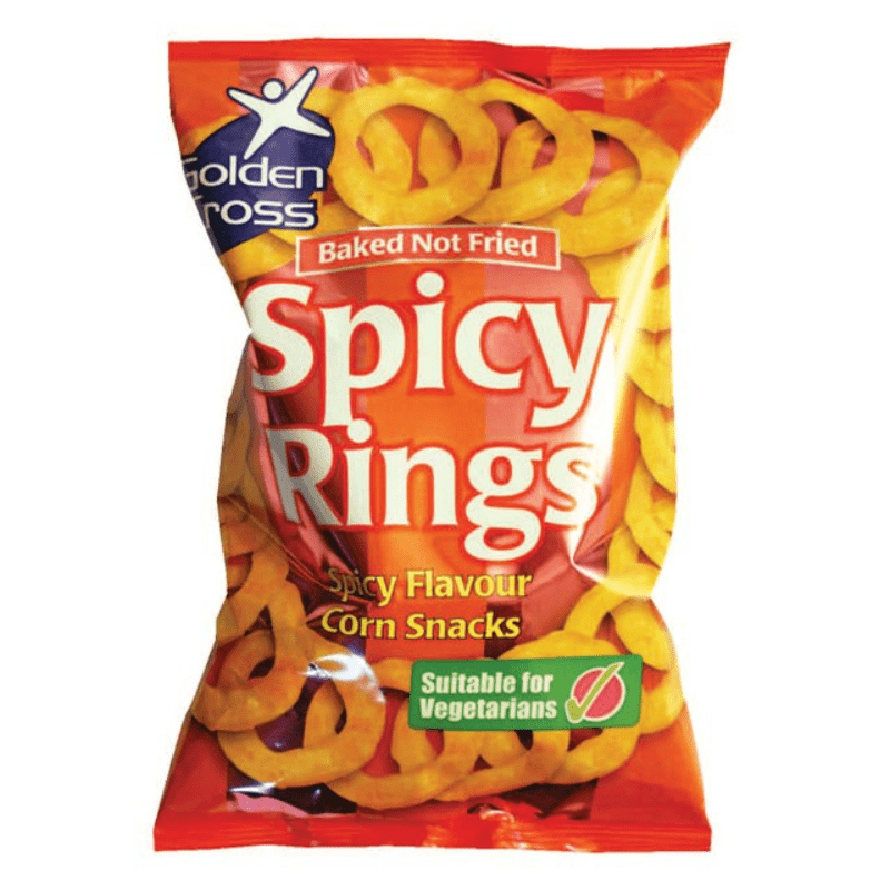 Golden Cross Spicy Rings Bag 150g – SoSweet