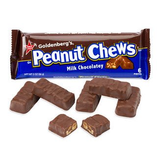 Goldenberg's Peanut Chews Milk Chocolatey Bar (56g)