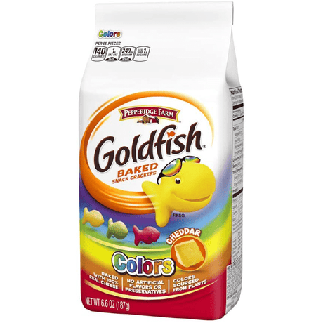 Goldfish Crackers Cheddar Colours (187g)