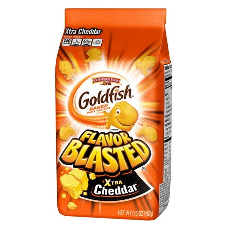 Goldfish Crackers Flavor Blasted Xtra Cheddar (187g)