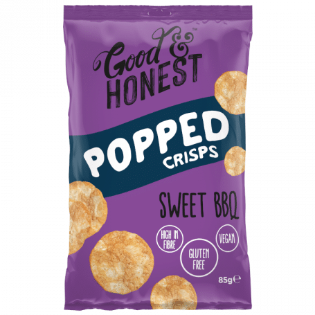 Good and Honest Popped Crisps Sweet BBQ (85g)