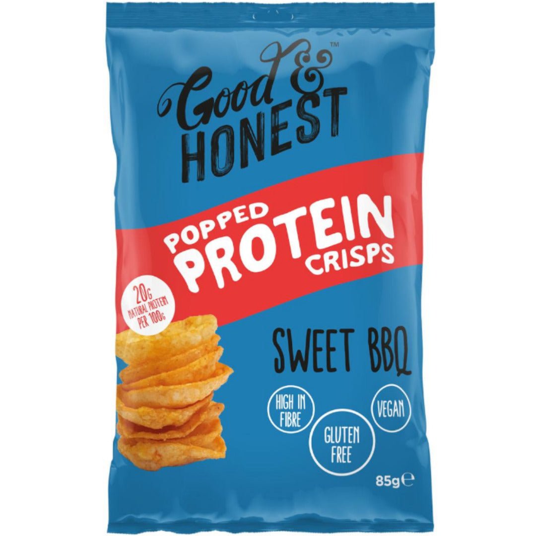 Good and Honest Popped Protein Crisps Sweet BBQ (85g)
