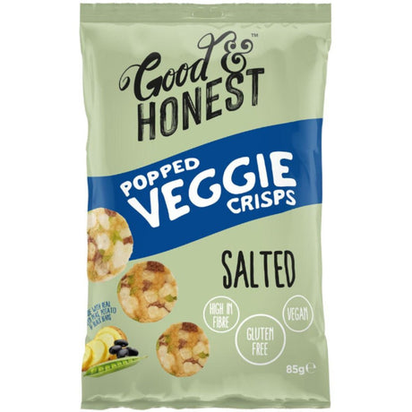 Good and Honest Popped Veggie Crisps Salted (85g)