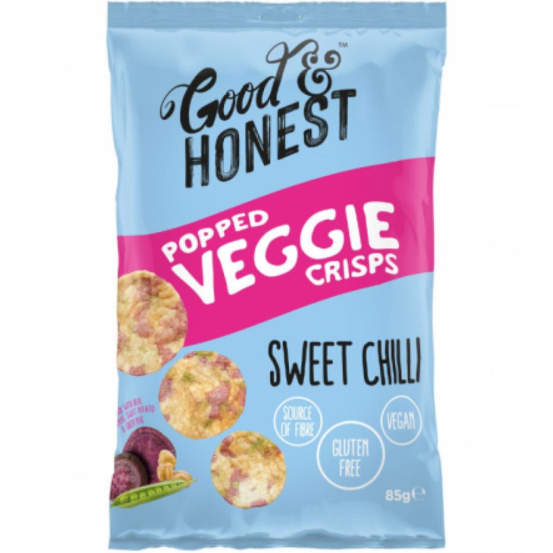 Good and Honest Popped Veggie Crisps Sweet Chilli (85g)