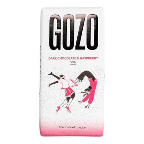 Gozo Bar Dark Chocolate & Raspberry (130g)