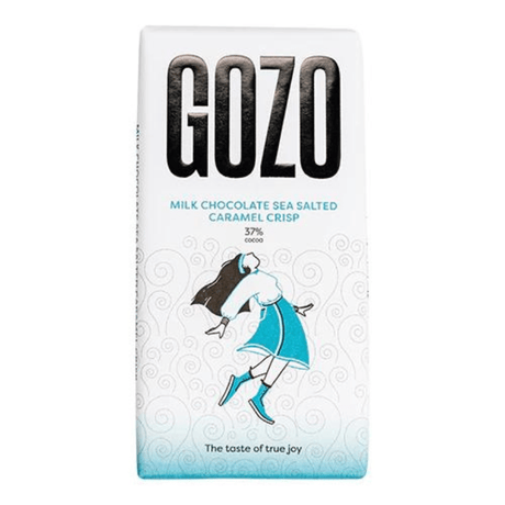 Gozo Bar Milk Chocolate Sea Salted Caramel Crisp (130g)